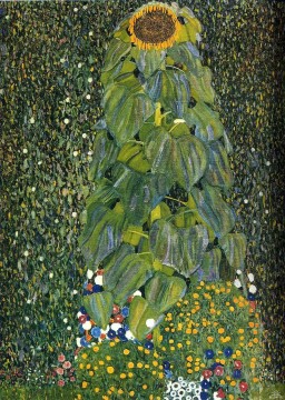  Klimt Oil Painting - The Sunflower Gustav Klimt